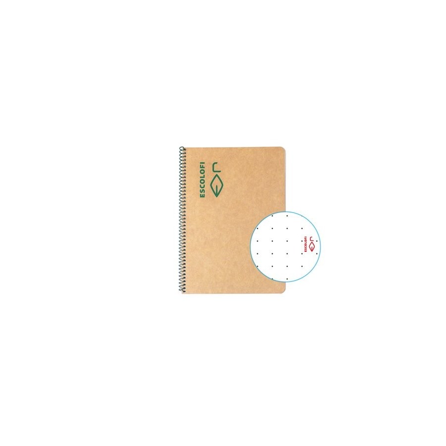 BLOC ESCOLOFI 4º100h DOTS 80g ECOLOGICO