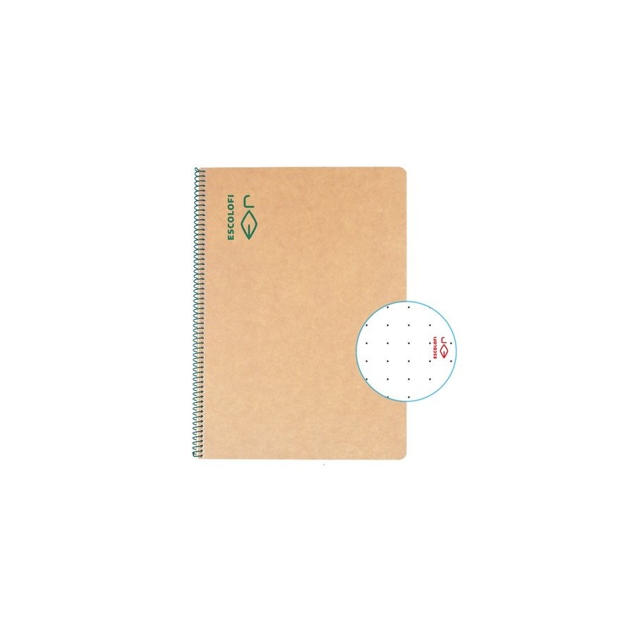 BLOC ESCOLOFI A4 100h DOTS 80g ECOLOGIC
