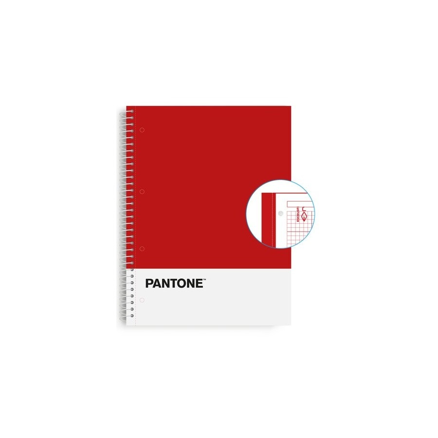 BLOC ESCOL.PANTONE A4 BASIC 80h 5x5 RJ