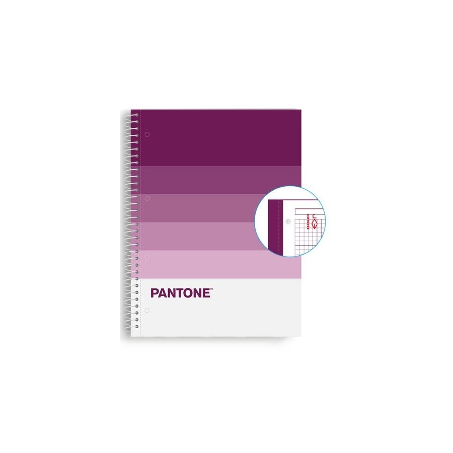 BLOC ESCOL.PANTONE A4 SPEAKS 80h 5x5 FT