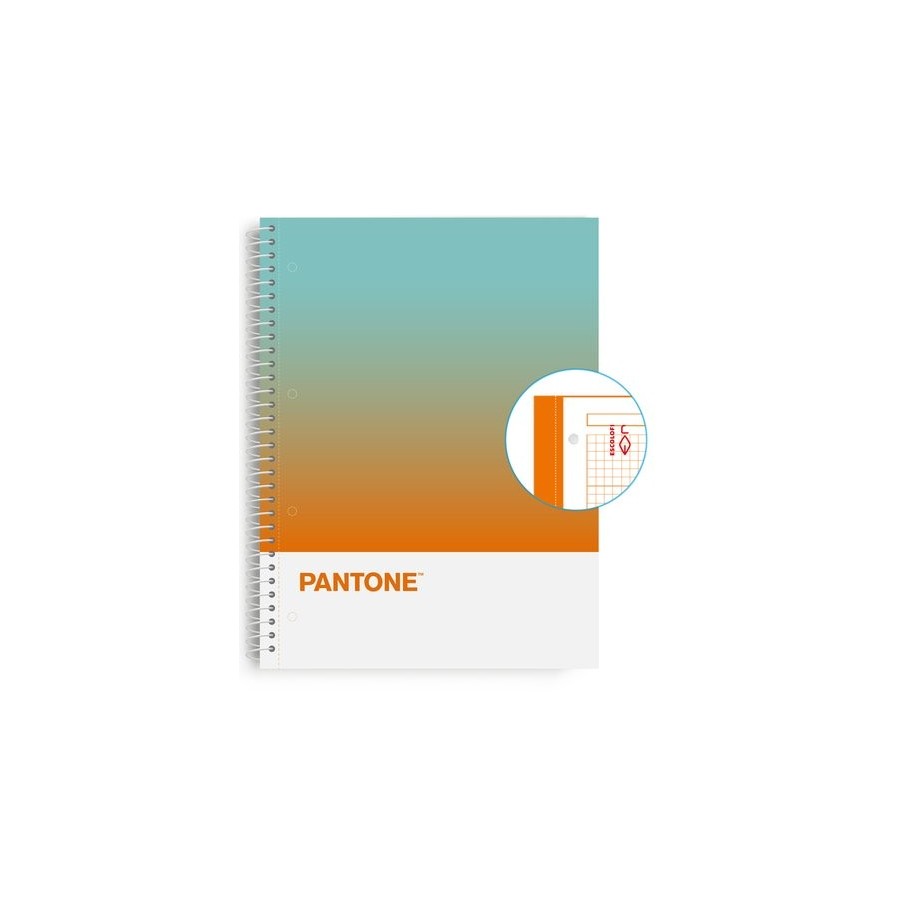 BLOC ESCOL.PANTONE A4 TOGET. 80h 5x5 CG