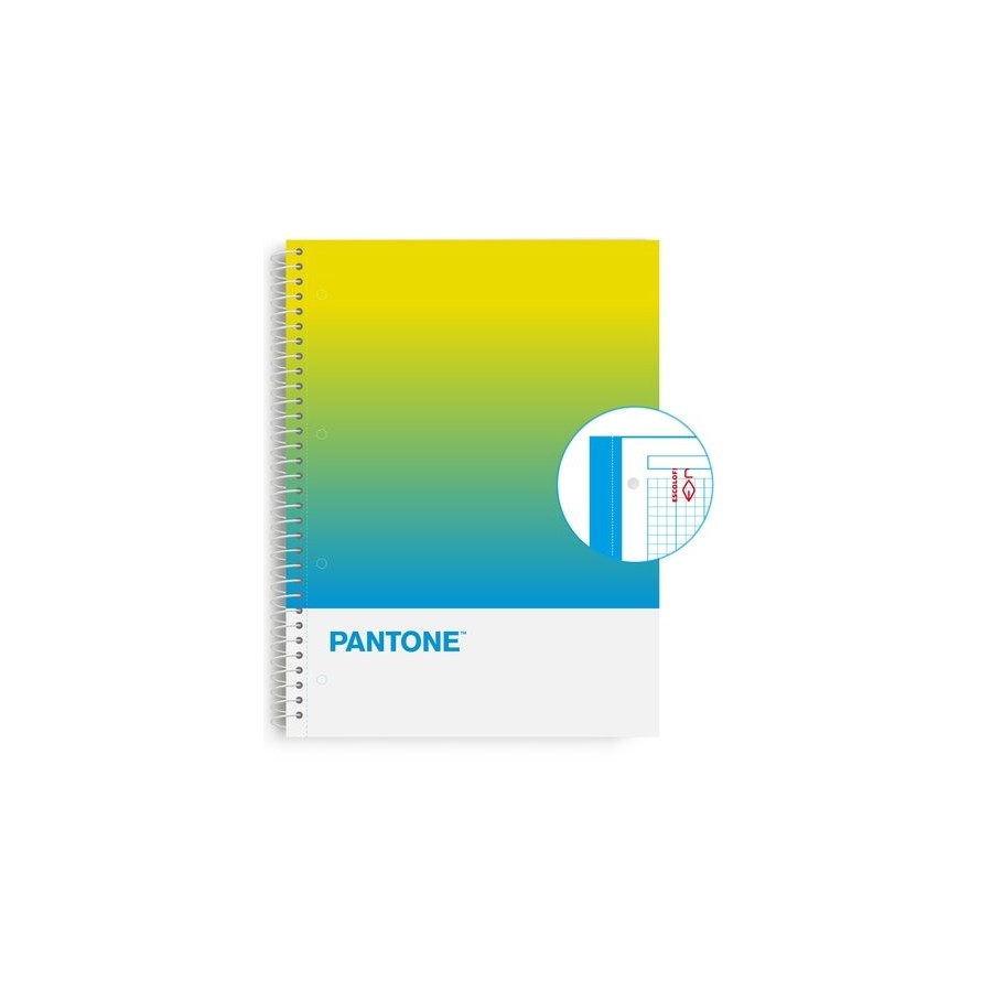 BLOC ESCOL.PANTONE A4 TOGET. 80h 5x5 LF