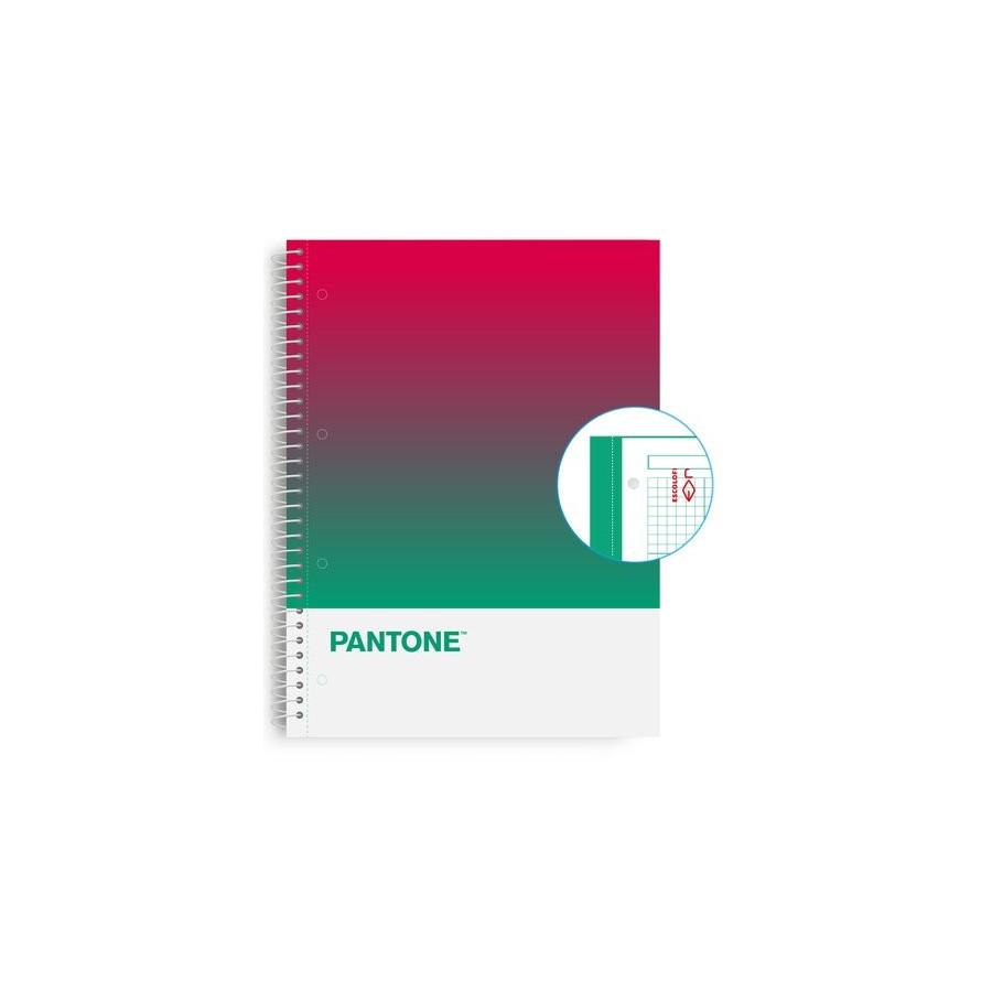 BLOC ESCOL.PANTONE A4 TOGET. 80h 5x5 SS