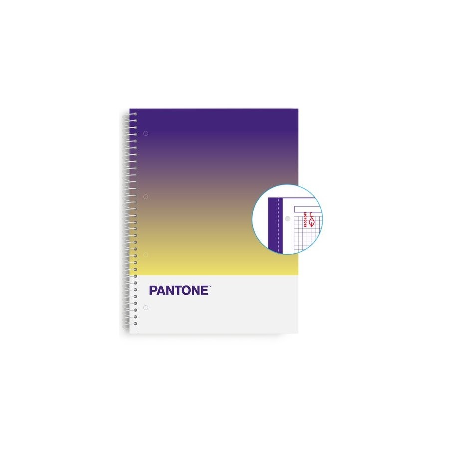 BLOC ESCOL.PANTONE A4 TOGET. 80h 5x5 TM