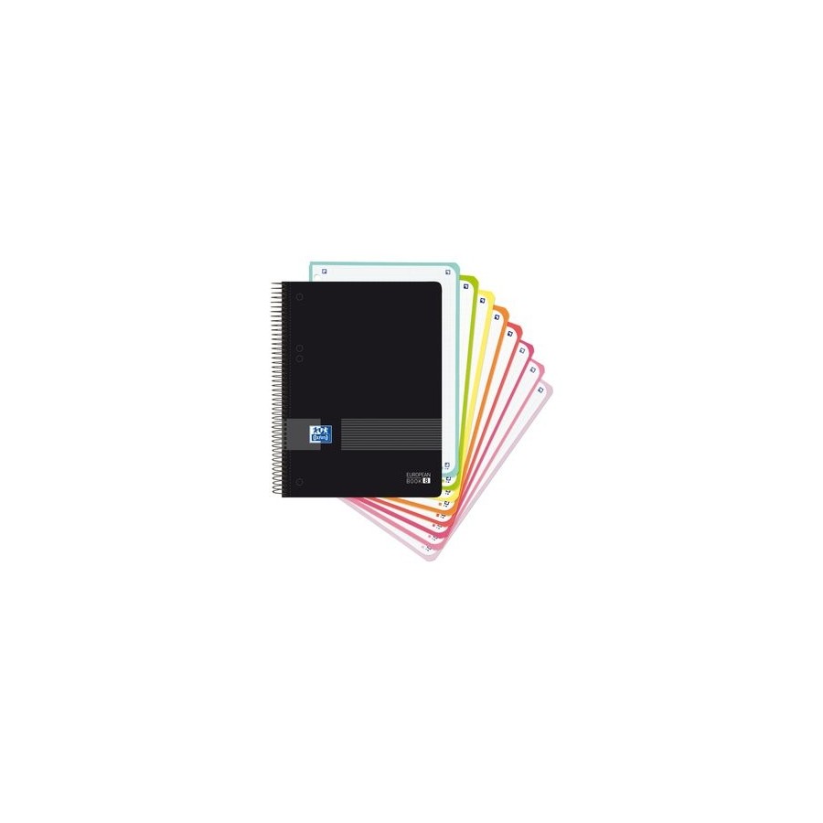 BLOC OXF. EU.BOOK 8 PP A5 160h CD.5 NG