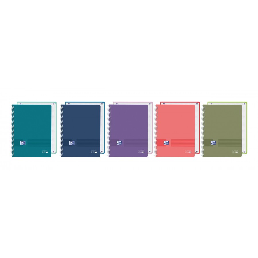 BLOC OXF. EU.BOOK 8 A4 160h CD.5 SURTID