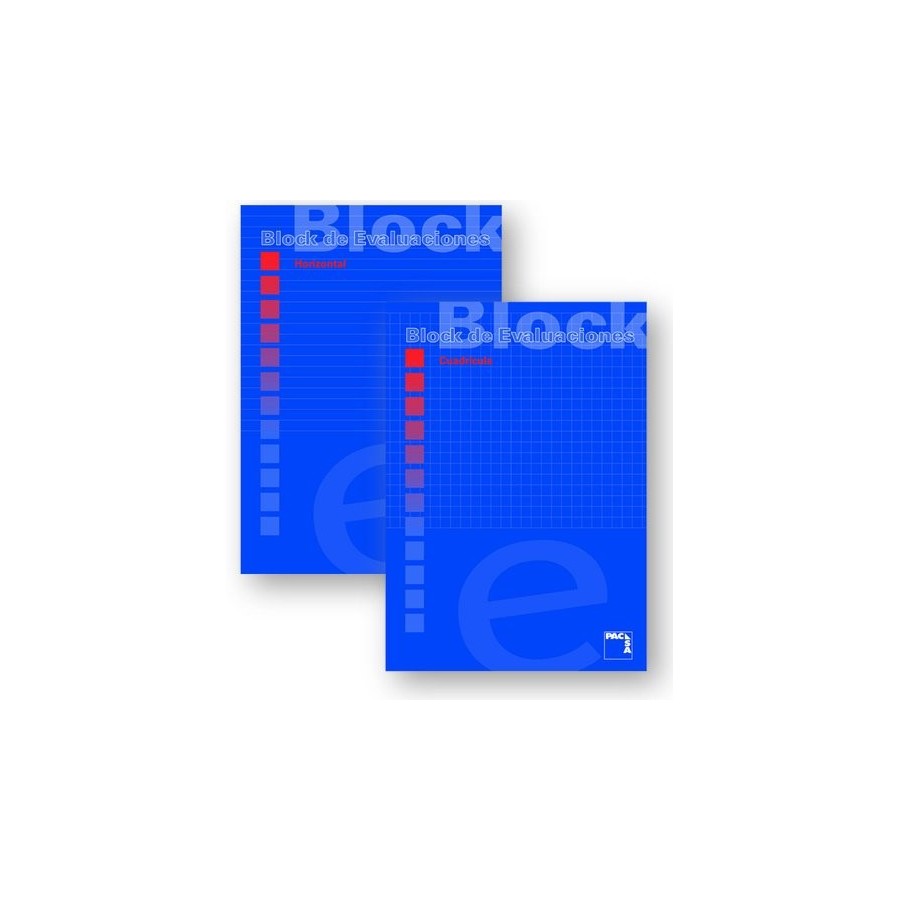 BLOC EVALUAC. PACSA A4 50h HORIZONTAL