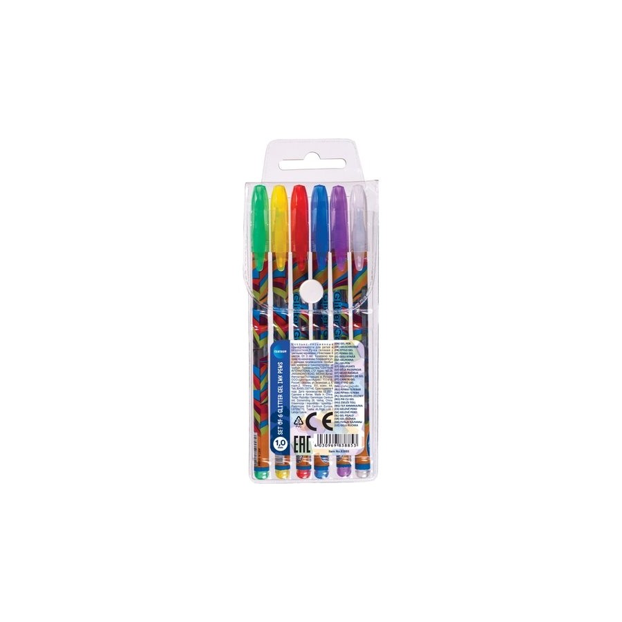 ROLLER GEL CENTRUM GLITTER 1,0 B/6