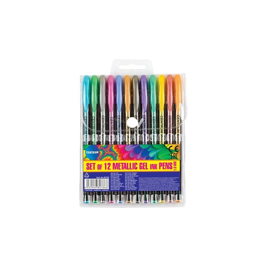ROLLER GEL CENTRUM METALLIC 1,0 B/12