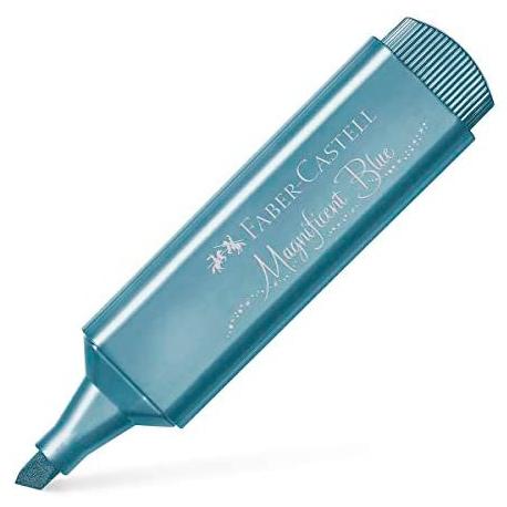 ROTUL.FLUOR FABER CASTELL 1546 MET.AZUL