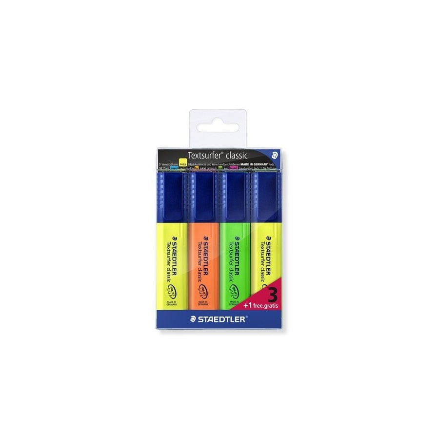 ROTUL. FLUOR. TEXTSURFER ESTUCHE 4 SURTI
