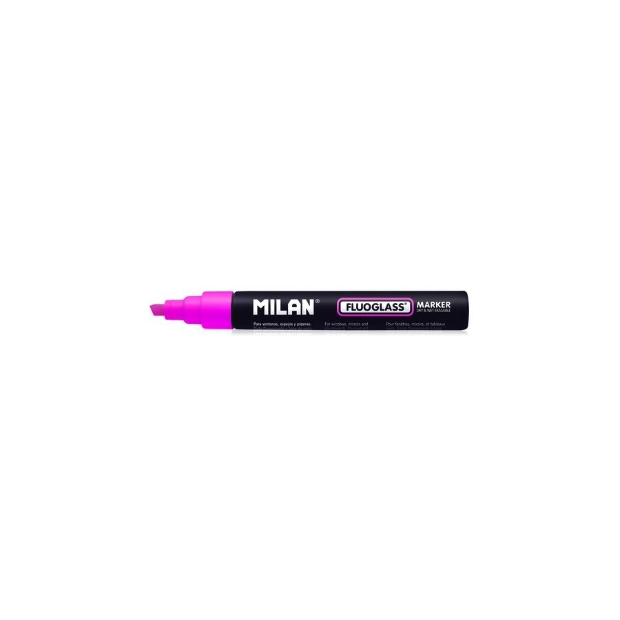 ROTULAD.PIZARRA MILAN FLUOGLASS ROSA