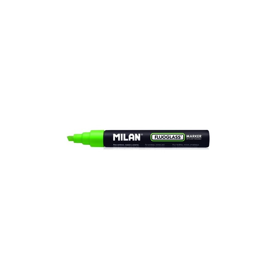 ROTULAD.PIZARRA MILAN FLUOGLASS VERDE