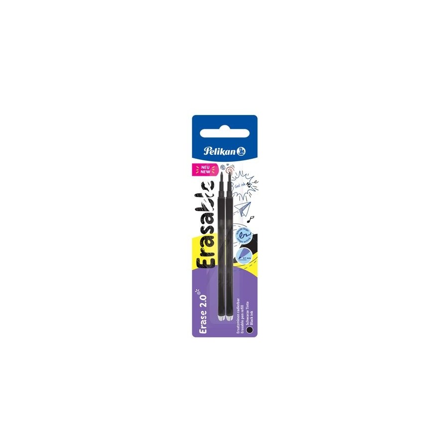 RECAMBIO PELIKAN ERASE 2.0 NEGRO B/2