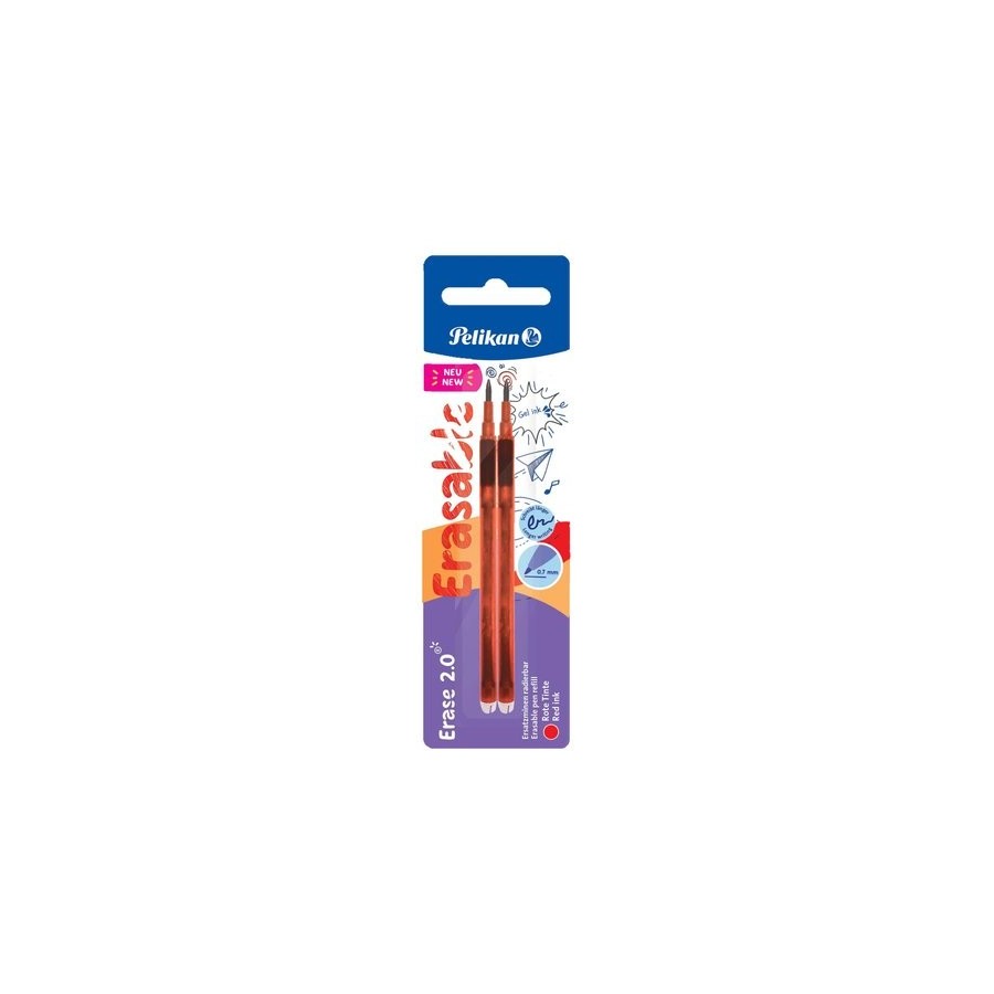 RECAMBIO PELIKAN ERASE 2.0 ROJO B/2