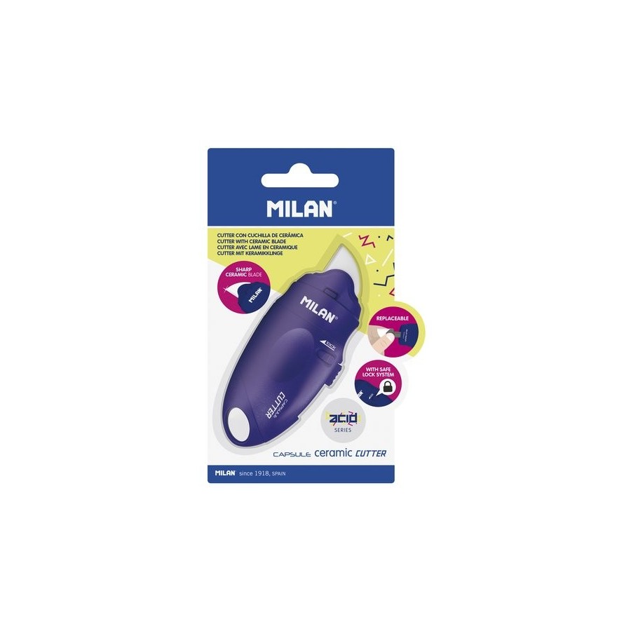 CUTTER MILAN CAPSULE CERAMICA AZUL