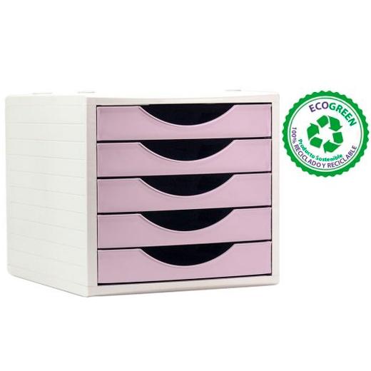 MODULO 5 CAJONES A.2000 ROSA PASTEL