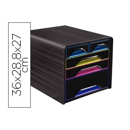 MODULO CEP SMOOVE 5 CAJONES MIX NEGRO