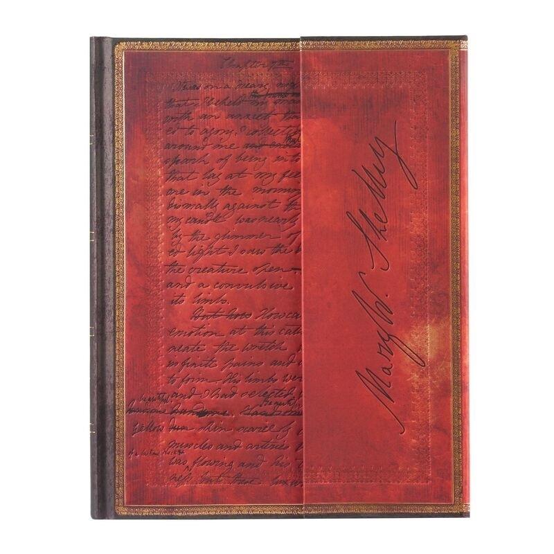 CUADERNO PAPERBLANKS MARY SHELLEY, FRANKENSTEIN TAPA DURA 144H RAYADA 180X230MM