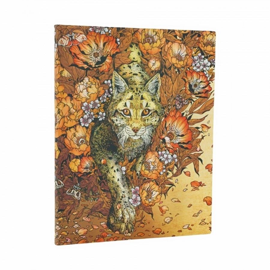 CUADERNO PAPERBLANKS MIRADA DE LINCE TAPA FLEXI 144H LISA  180X230MM