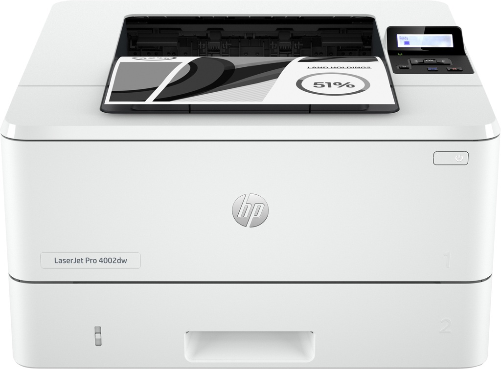 HP IMPRESORA LASER MONOCROMO LASERJET PRO 4002DW. MONOCROMO IMPRESIÓN. IMPRESIÓN AUTOMÁTICA A DOS CARAS EST
