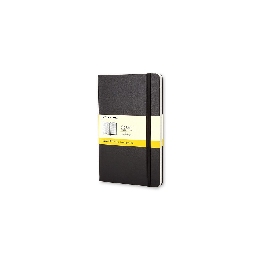 MOLESKINE CLASSIC POCKET HOJAS CUADRICULA NEGRO