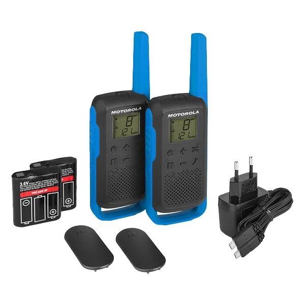 PACK 2 WALKIE TALKIE T62 AZUL MOTOROLA 59T62BLUEPACK