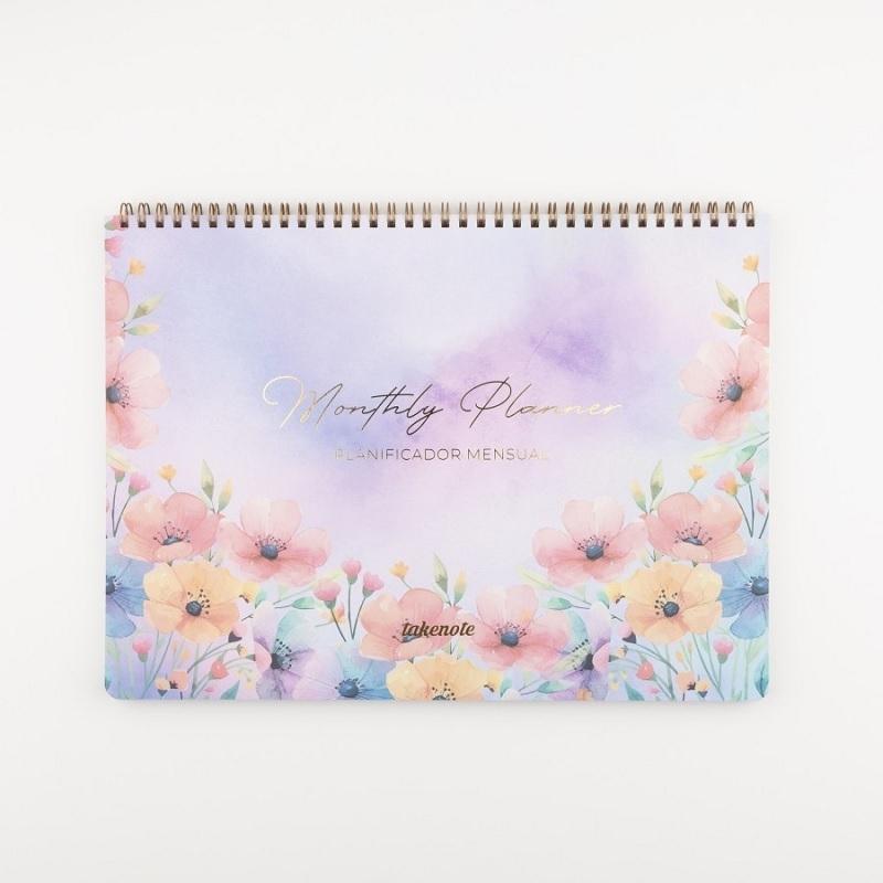 PLANNING MENSUAL - TAKENOTE - VIOLET