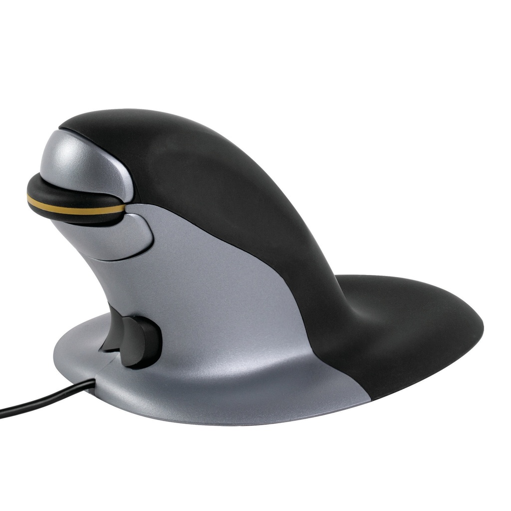 RATÓN ERGONÓMICO VERTICAL CON CABLE PENGUIN, TAMAÑO L