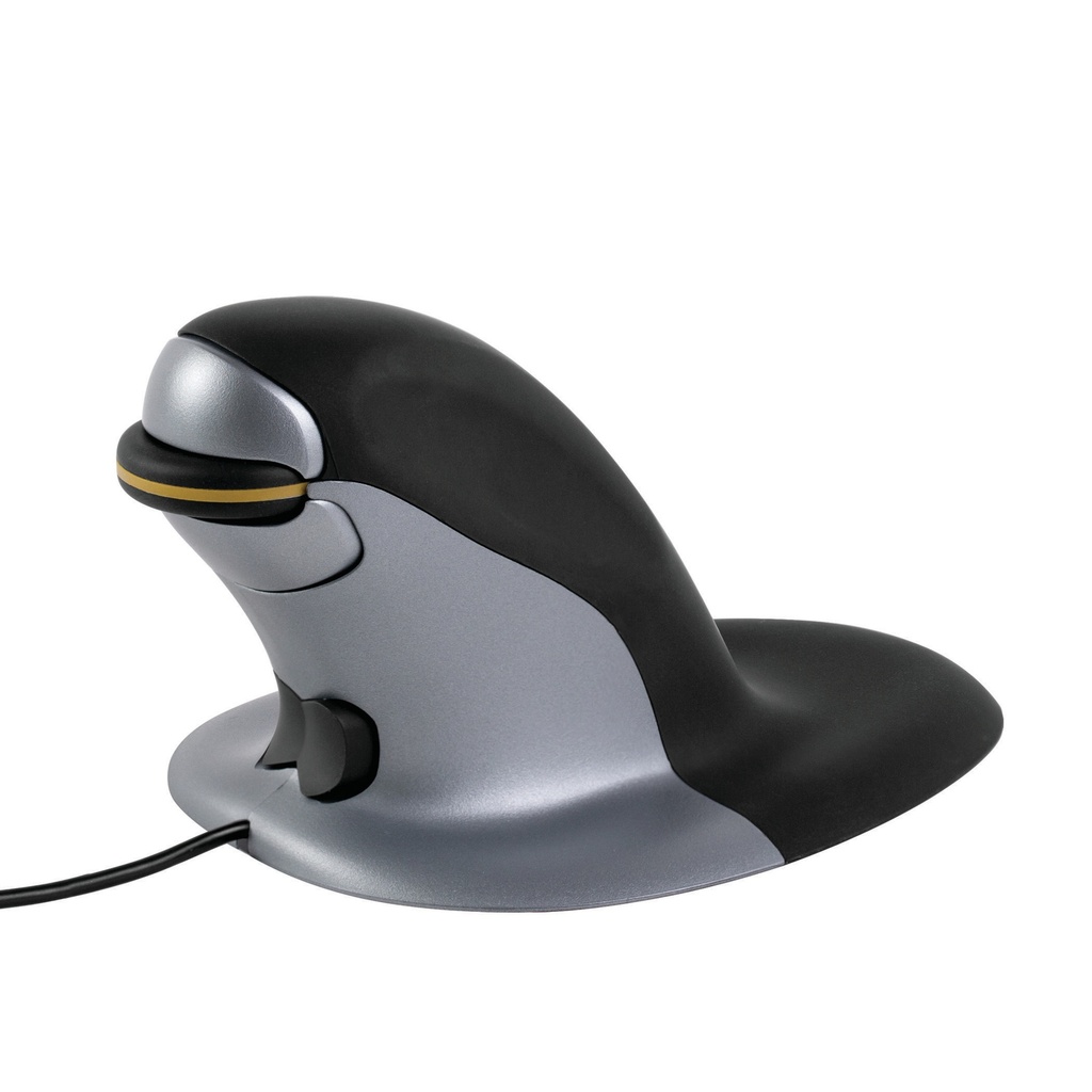 RATÓN ERGONÓMICO VERTICAL CON CABLE PENGUIN, TAMAÑO M