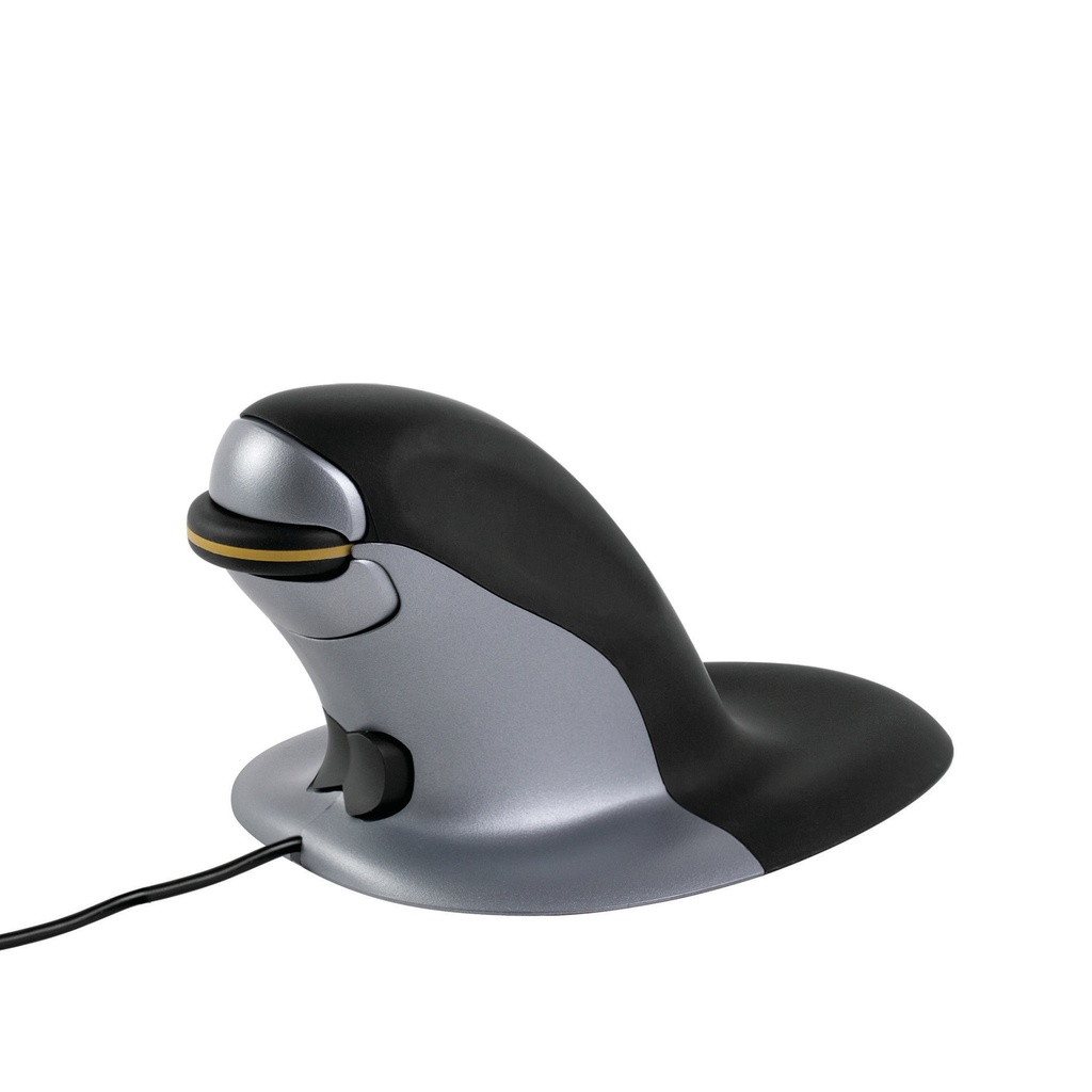 RATÓN ERGONÓMICO VERTICAL CON CABLE PENGUIN, TAMAÑO S