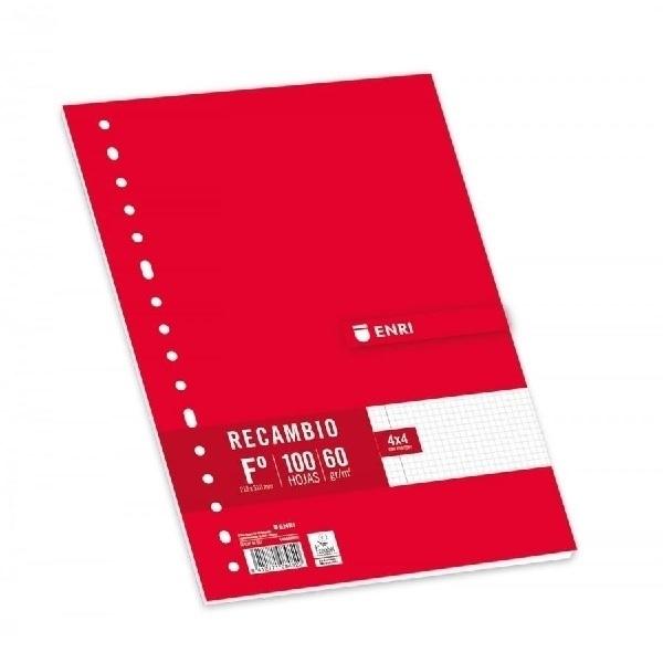 RECAMBIOS ENRI FOLIO 100H 4X4 C/M 16 TALADROS
