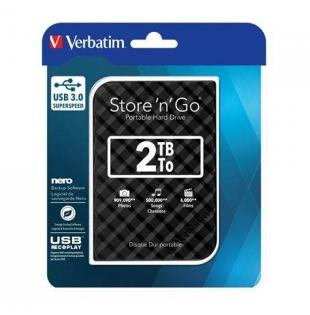 VERBATIM DISCO DURO STORE´N´GO 2.5"  GEN2 2TB USB 3.0 (4.00€ LPI INCLUIDO)