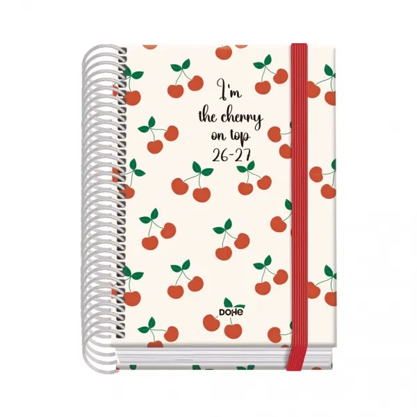 Agenda PRIME A6 Día página CEREZAS