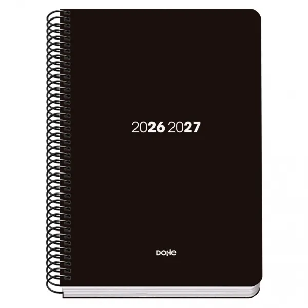 Agenda BASIC PP A5 Semana vista NEGRO