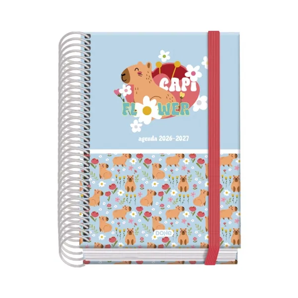 Agenda PRIME A6 Día página CAPI FLOWER