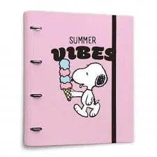 CARPETA 4 ANILLAS PP SNOOPY