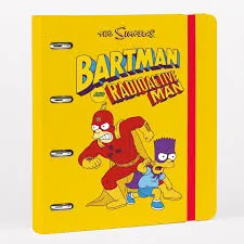 CARPETA 4 ANILLAS PP BARTMAN