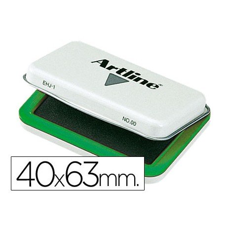 Tampon artline nº00 verde 40x63 mm