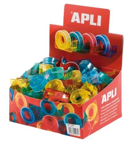 Mini Portarrollos Cinta Adhesiva 10mx15mm Apli