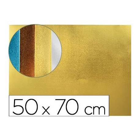 GOMA EVA METALIZADA ORO 50x70CM LIDERPAPEL