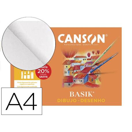 LAMINAS BASIK A4 GUARRO 10UN SIN RECUADRO 21X29.7