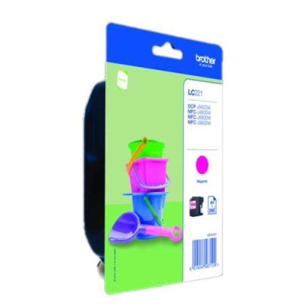 [LC221MBP] CART.IJ. BROTHER LC-221M MAGENTA