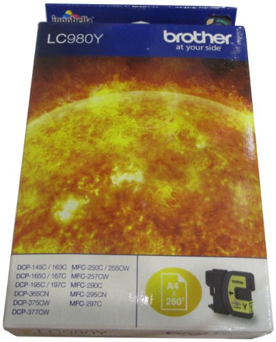 [LC980Y] CART.IJ. BROTHER LC 980Y AMARILLO