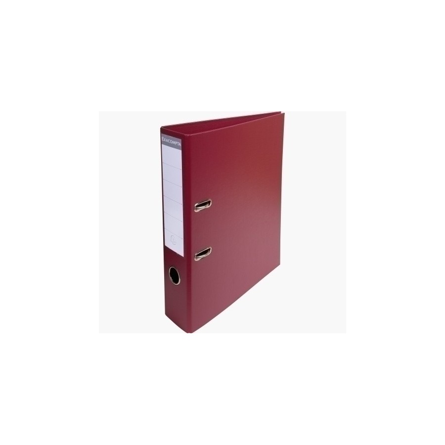 ARCHIVADOR EXAC. FR.PVC A4 70 BURDEOS