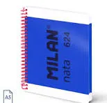 BLOC MILAN NATA 624 A5 80h CD.5 AZUL