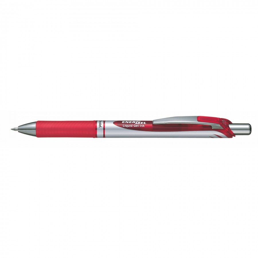 BOLÍGRAFO ENERGEL RETRÁCTIL "DE LUXE" .PENTEL COL.ROJO