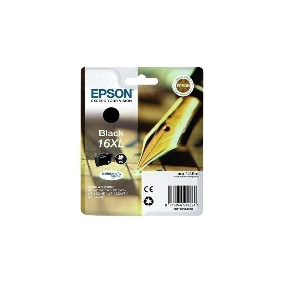 CART.IJ.EPSON T163140 Nº16XL NEGRO