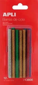 COLA TERMOFUSIBLE BARRA APLI GLITTER 12