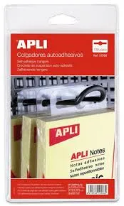 COLGADORES ADHESIVOS 34X48 PLAST. C/100